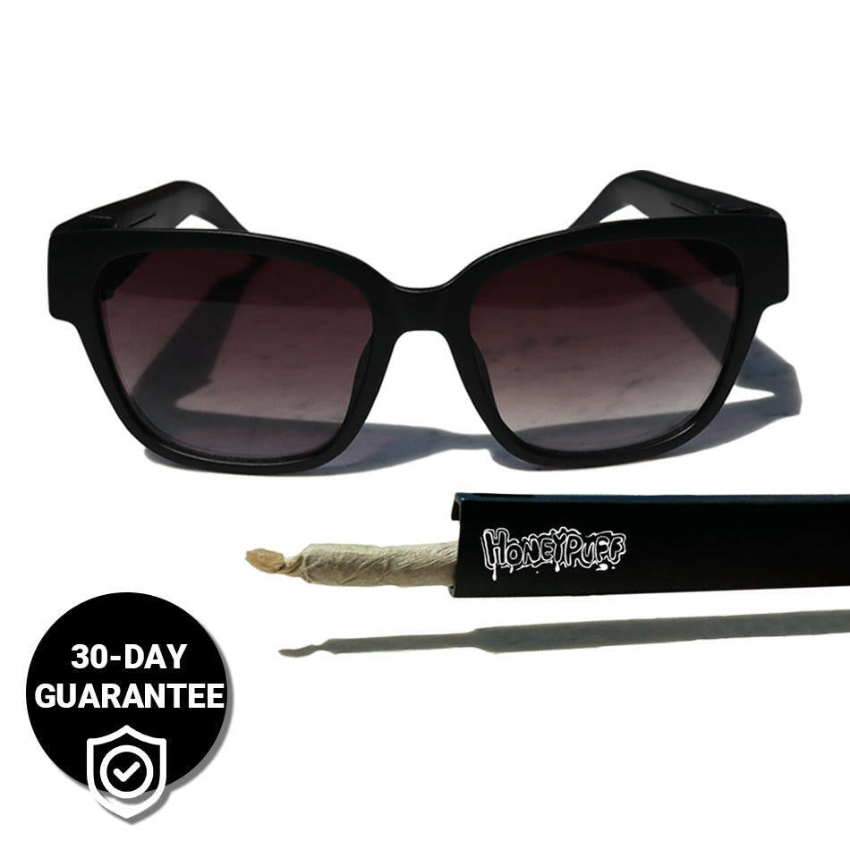 Black Hidden Storage Sunglasses Guarantee