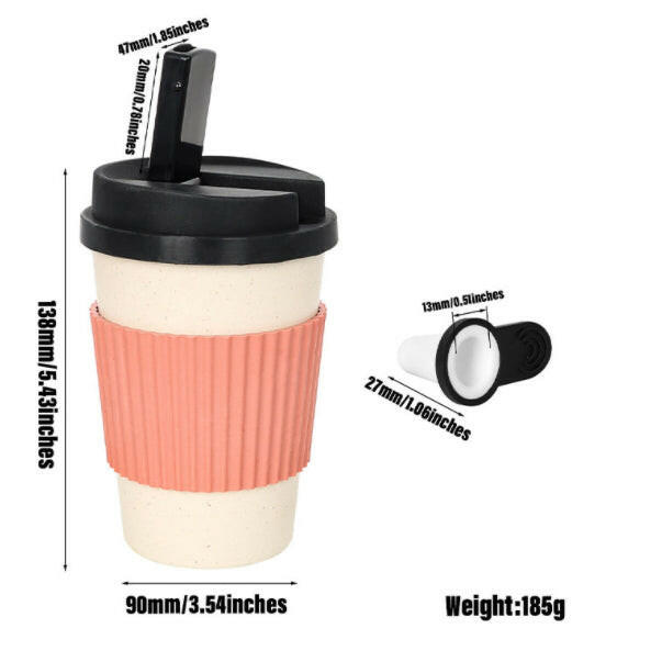 Coffee Cup Water Pipe Product Dimensions