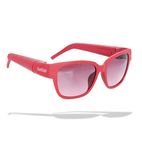 Red Hidden Storage Sunglasses