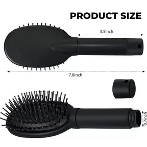 Secret Stash Hairbrush Product Size