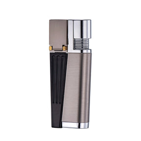 Silver Foldable Pipe Lighter Square Cover