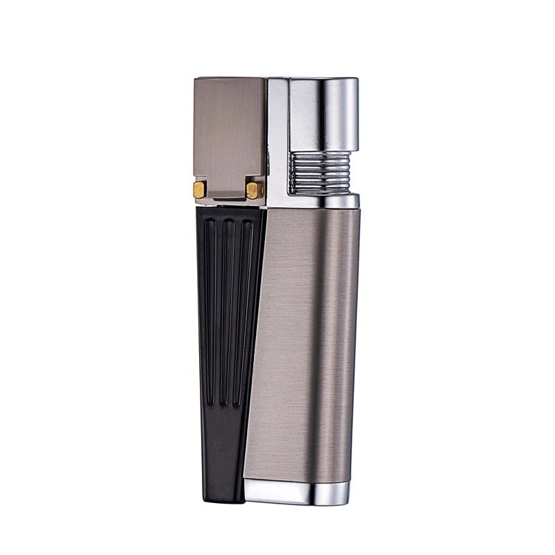 Silver Foldable Pipe Lighter Square Cover