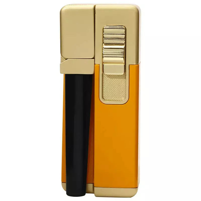 Yellow 2-in-1 Retro Foldable Pipe Lighter
